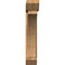 Ekena Millwork Thorton Slat Rough Sawn Bracket w/ Offset Brace, Western Red Cedar, 8"W x 36"D x 44"H BKT0806X36X44THR06RWR - alternate 3